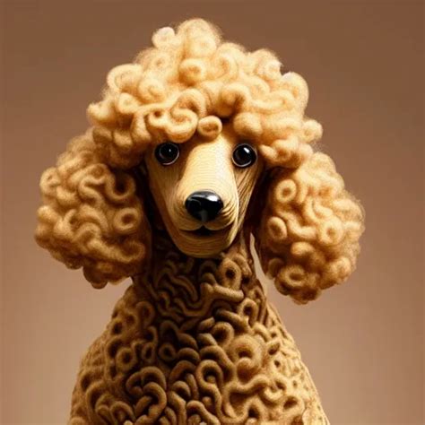 A Noodle Poodle A Poodle Made Out Of Noodles Stable Diffusion