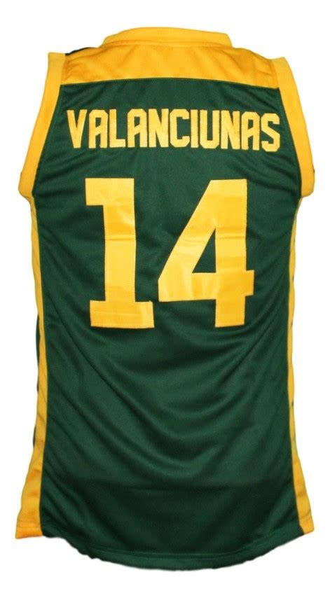 Jonas Valanciunas Lithuania Basketball Jersey New Sewn Green Any Size ...