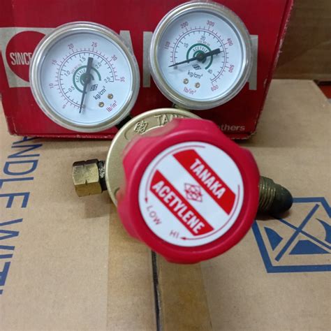 Jual Regulator Acetylene Untuk Tabung Las Asetilin Tanaka Shopee