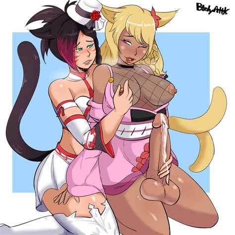 Ffxiv Kiki X Marie By Bodyattk Hentai Foundry