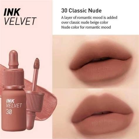 Peripera Ink Velvet Lip Tint N Classic Nude Gr Hellabe