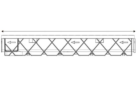 Storm Drain Pro 100 1m With Class B Galvanised Grate Reln