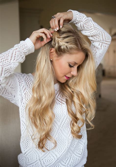 Side Braids With Curls