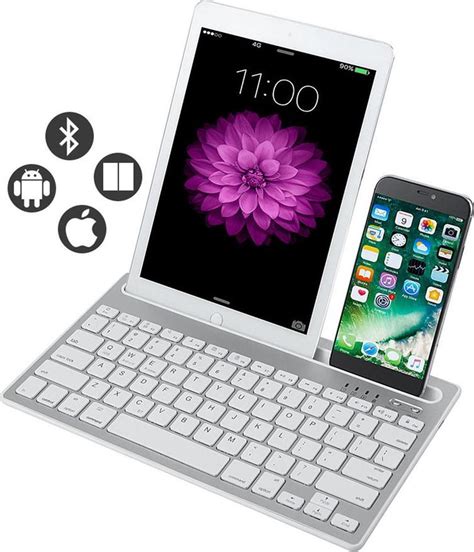 Clavier Universel Sans Fil Bluetooth QWERTY Pour IOS Android Windows Ou