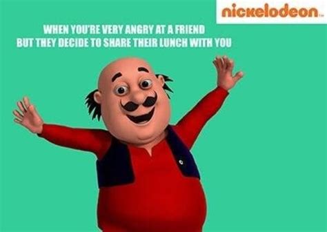 youre  angry   friend motu patlu   meme