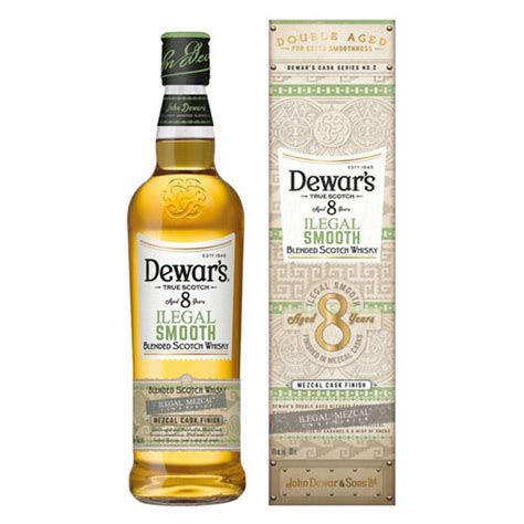 【父の日】デュワーズ（Dewar's）イリーガルスムース 8年 700ml 1本 - アスクル