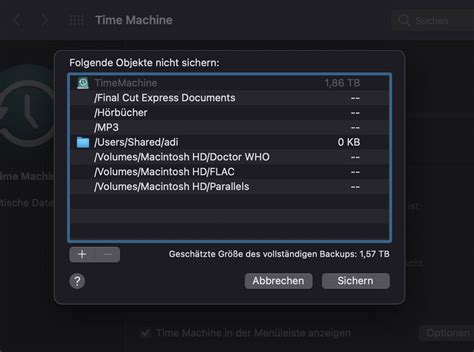 Ausschliessen Von Dateien Ordnern Aus Time Machine Backup J Rg Schieb