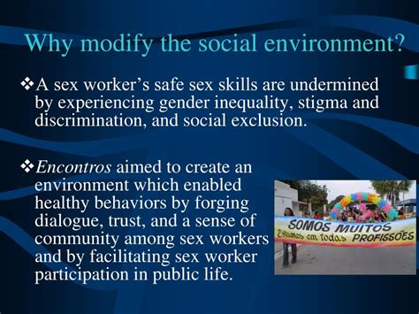 Ppt The Encontros Project A Multi Level Hiv Prevention Intervention Among Sex Workers In