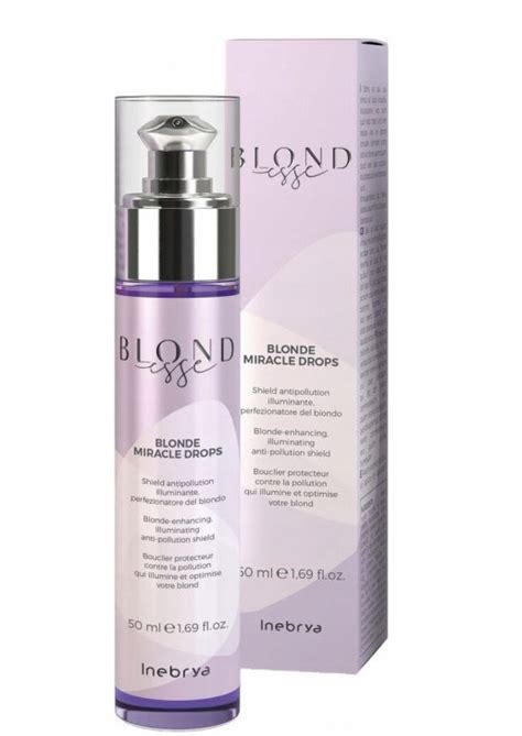 Inebrya Blondesse Blonde Miracle Drops Serum nabłyszczające do blond włosów cena opinie