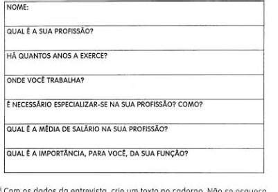 Alguém pode elaborar 10 perguntas para entrevistar uma pessoa sobre