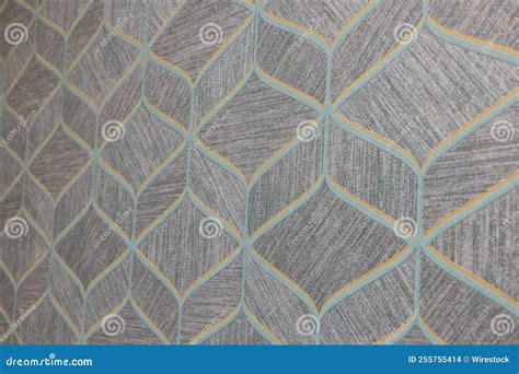 Geometric Grey Wallpaper in Closeup Stock Illustration - Illustration ...