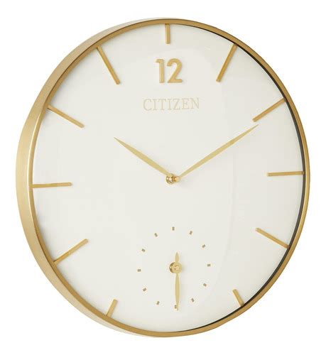 Reloj De Pared Citizen Cc Galer A Tono Dorado Fr Bh Cuotas Sin