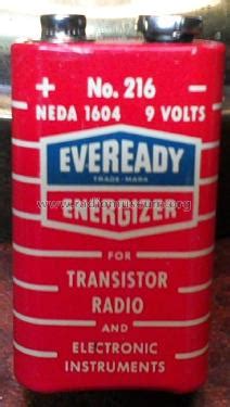 Energizer 9 Volts Battery 216 NEDA 1604 Power-S Eveready Ever Ready ...