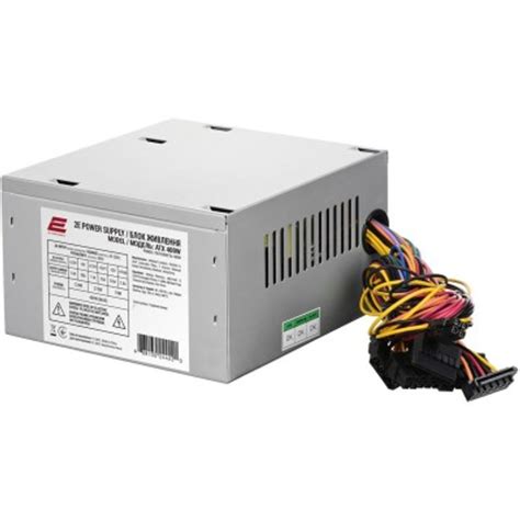 Блок питания 2E ATX400 (400W), 120mm, 1xMB 24pin(20+4), 1xCPU 4pin ...