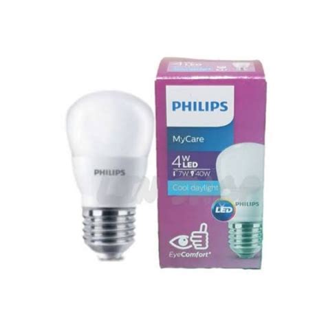 Jual Philips Led Bulb MyCare 4W Shopee Indonesia