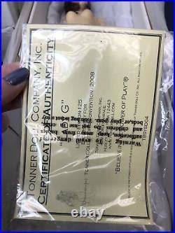 Tonner Fashion Doll Lady G Resin Ltd Inserted Eyes Brunette Nude With Box Tonner Tyler