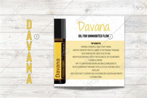 Davana | Doterra wellness advocate, How to apply, Essential oils