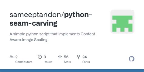 GitHub Sameeptandon Python Seam Carving A Simple Python Script That