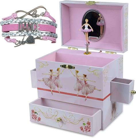 Shameonjane Ballerina Jewelry Box And Girls Jewelry Box Music Box