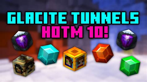 Glacite Tunnels Unlocking HotM 10 Level 300 Today SkyBlock YouTube