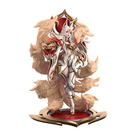 Figura de Ahri leyenda inmortal a escala 1/6 de Hall of Legends 2024
