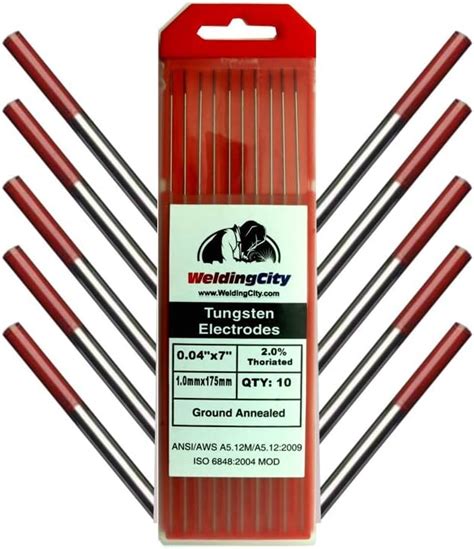 Buy WeldingCity 10 Pcs Premium TIG Welding Tungsten Electrode 2 0