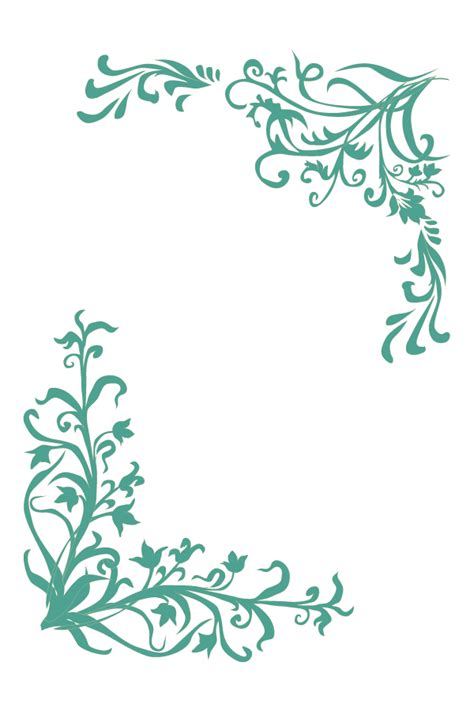 bingkai undangan png gambar border undangan