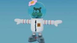 Sandy Cheeks Model STLFinder