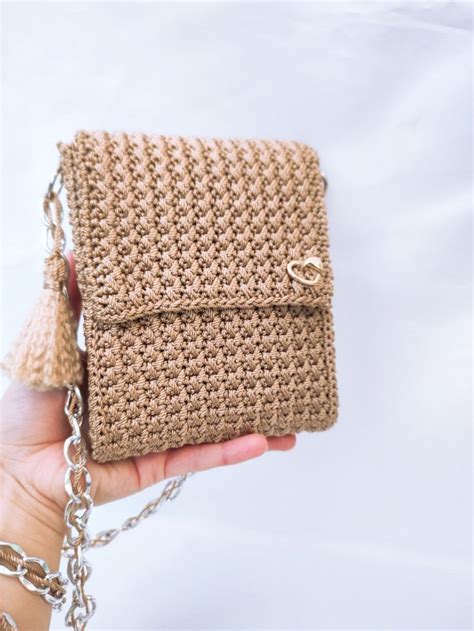 Bolso Elegante Tejido A Crochet Handbag Patterns Shoulder Bags Pattern Bag Pattern