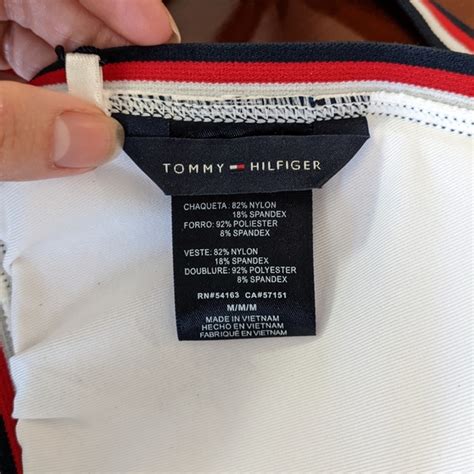 Tommy Hilfiger Swim Tommy Hilfiger Bikini White Red And Blue Nwt