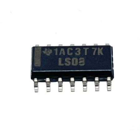 KIT 04 PEÇAS CIRCUITO INTEGRADO SMD 14 PINOS SN74LS08D TEXAS