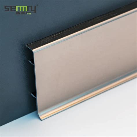 Beautiful Colors Led Aluminium Profile Skirting Metal Trim Wall ...