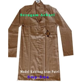 jual baju pramuka penggalang putri model kantong atas seragam pramuka