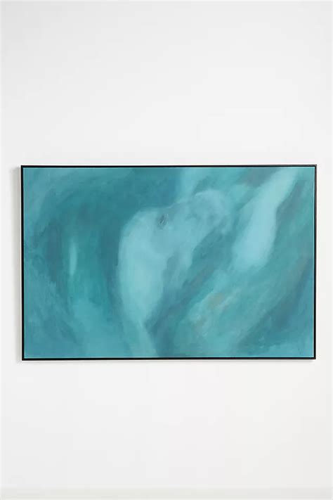 deep blue wall art anthroliving