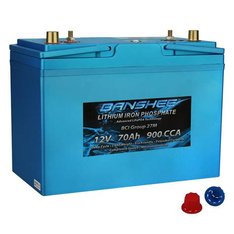 Buy Deep Cycle Lithium Marine Battery Group Size 27 Replaces Optima