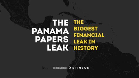 Panama Papers The Biggest Financial Leak In History Ppt