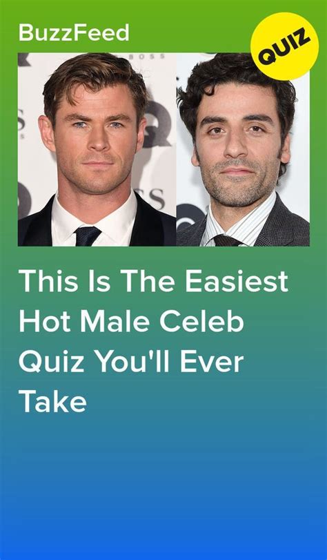 Best 12 This Is The Easiest Hot Male Celeb Quiz Youll Ever Take Artofit
