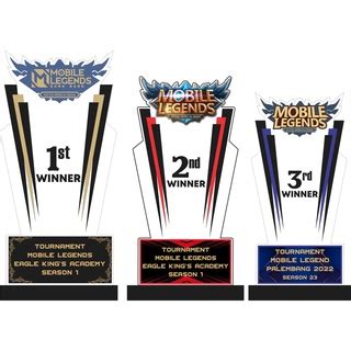 Jual Trophy Plakat Piala Mobile Legends Bahan Akrilik Mm Dan Mm Free