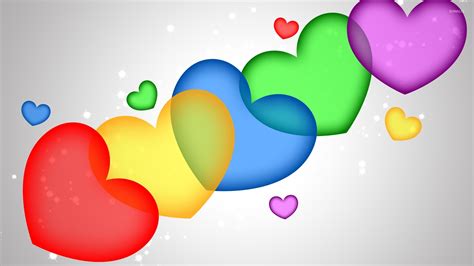 🔥 60 Colorful Heart Backgrounds Wallpapersafari