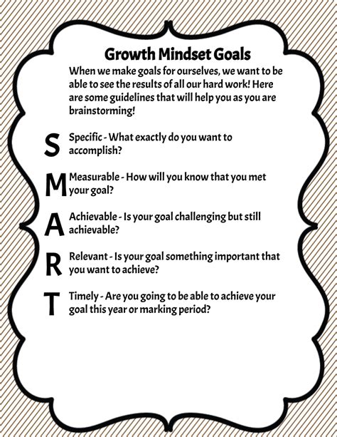 Lets Be Franco Growth Mindset Smart Goals