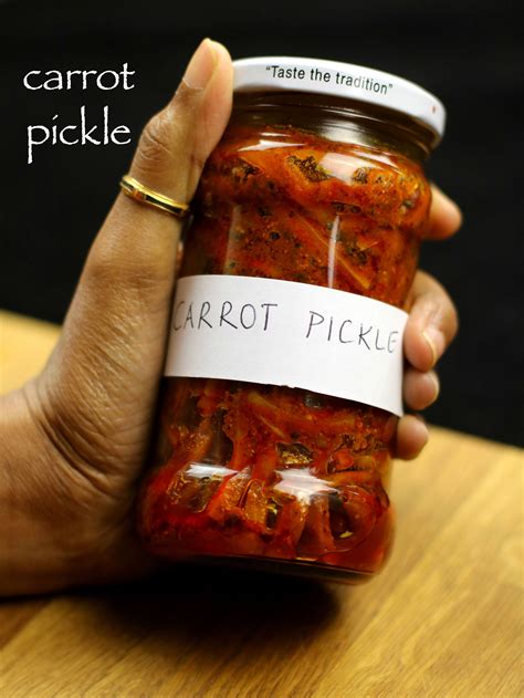 carrot pickle recipe | gajar ka achar | instant carrot pickle recipe