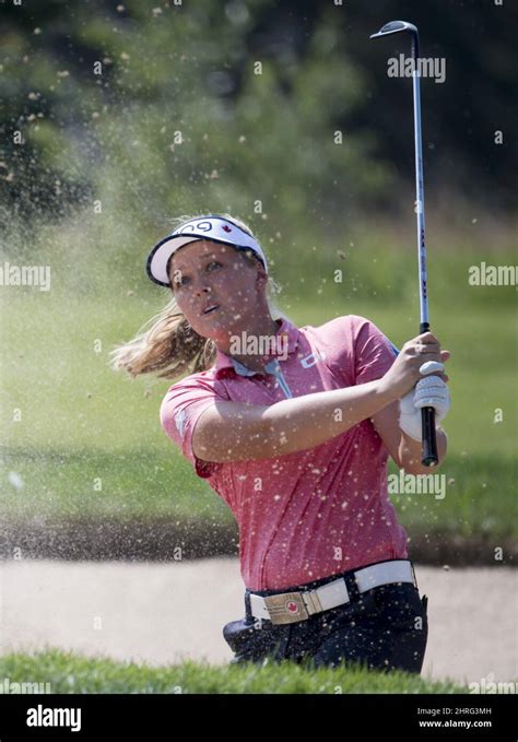 Brooke Henderson Of Smiths Falls Ont Takes A Shot From The Sand