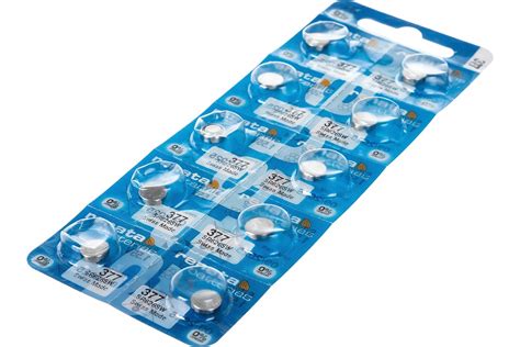 Батарейка для часов Renata R 377 BL-10 11457 - выгодная цена, отзывы ...