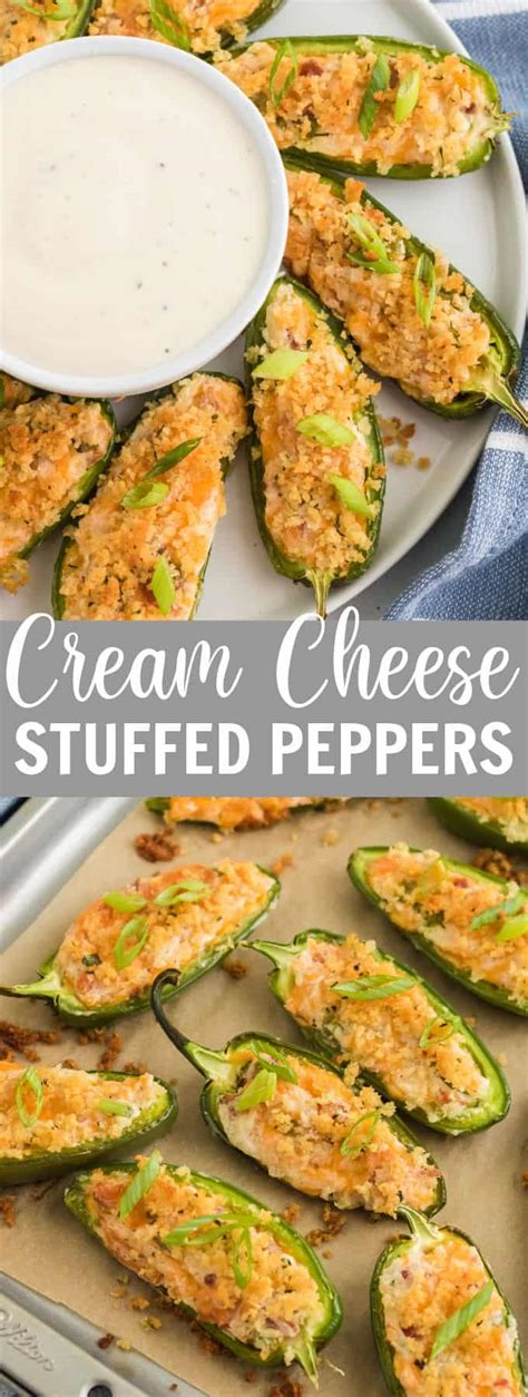 Cream Cheese Stuffed Peppers Belle Of The Kitchen