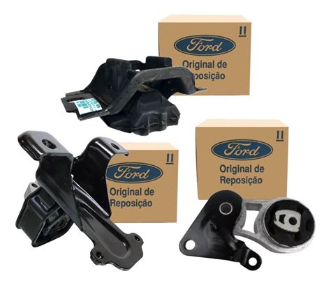 Kit 3 Coxim Motor Cambio Fiesta Rocam 2003 A 2013 Original Mercado Livre