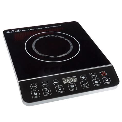 Portable Induction Cooktop Watt Single Burner Electric Hot Plate Slq The Home Depot