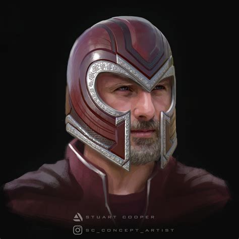 artstation magneto mcu style concept