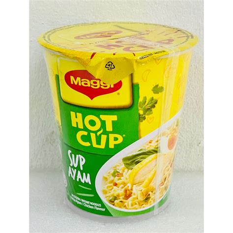G Maggi Hot Cup Instant Noodle Mee Curry Chicken Tom Yam Asam Laksa