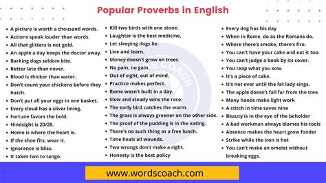 A Proverb Is A Brief Popular Saying That Expresses A Common Truth Or