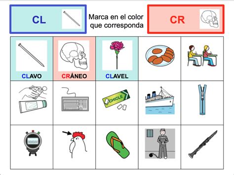 Discriminar Cl Cr Cl C L Cr C R Un Mar De Palabras Estimulaci N